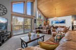 Aspen Lodge, Open Floor Plan for Living Room and Dining Room